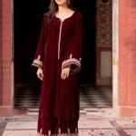 “Where softness meets royal grace.” Red Charm Classy Desgn Siut.