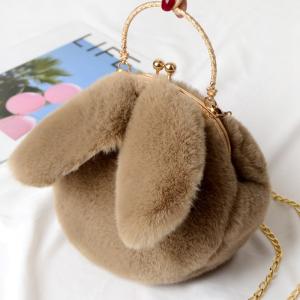 Cute Winter Faux Fur Crossbody Bag