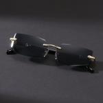 1pc Rimless Rectangle Sunglasses