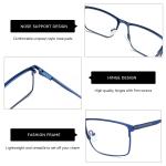 ZENOTTIC  Men’s Titanium Alloy Optical Glasses