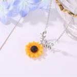 Boho-style Double Leaves Necklace