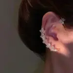 "Elegant Brown Zircon Earrings