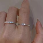 "Luxury Zircon Heart Ring