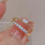 "Luxury Zircon Heart Ring