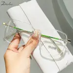 2024 Square Myopia Glasses – Anti-Blue Light Prescription Eyewear for Men and Women, Diopter 0 to -6.0.