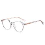 2022 TR90 Blue Light Blocking Retro Glasses, Round Transparent Eyewear.