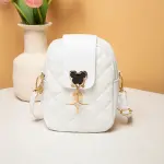 2024 Disney Mickey Mouse Crossbody Bag, Fashion Diamond Embroidery, Casual Shoulder Bag for Women & Girls