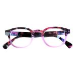 Turzing Round Reading Glasses for Women, Spring Hinge, Pattern Print Eyeglasses.