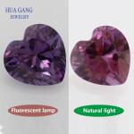 "Heart Shape Synthetic Corundum Gemstones – Rose Red, Royal Blue & More for Jewelry"