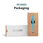 MR.GREEN Eyebrow Tweezer - Colorful stainless steel, slanted tip for precise hair removal and makeup application.