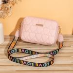 "2023 Small Messenger Bag: Trendy heart embroidery, camera-style crossbody bag for women."