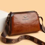 Genuine Leather Luxury Crossbody Bag – 2024 Designer Brand, Soft & High Quality, Ladies Shoulder Bag