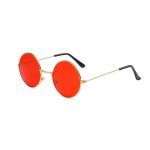 Retro Small Round Hippie Sunglasses – Metal Frame, Candy Color Lenses, Fashion Eyewear for Men & Women