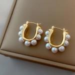 "XINYI U-Shaped Hoop Earrings