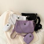 Simple Small Crossbody Bag for Women – Solid Color Shoulder & Armpit Casual Bag