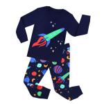 100% Cotton Boys Pajamas Kids Sleepwear Child Nightwear 2pcs Long Sleeve Children's Clothing Sets for 2-8Years