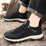Men's Soft Hiking Shoes – Breathable Mesh Summer Sneakers, Lightweight