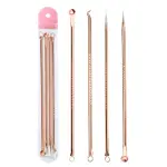 "4PCS Acne & Blackhead Remover Kit – Pimple, Blemish, and Pore Cleanser for Clear Skin!"