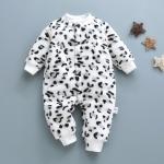 Baby Rompers Long Sleeve Jumpsuit, Warm Autumn Winter Newborn Onesie, Girls Coveralls.