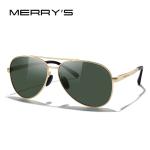 MERRYS DESIGN Polarized Pilot Sunglasses – Classic style for men and women, UV400 protection, gradient lenses, perfect for driving.