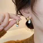 "XINYI French Waterdrop Stud Earrings – Vintage-Inspired, Perfect for New Year, Valentine's, and Party Gifts