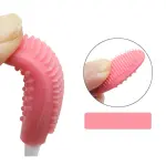 1PC Silicone Face Brush: Exfoliating, blackhead-removal tool for deep cleansing and smooth skin.