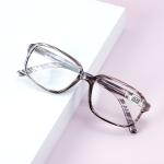 High Diopter Presbyopic Glasses – Fashion Stripe Design for Men and Women, Diopter +450 to +600.