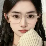 New Color Fashion Myopia Glasses – Square Transparent Eyeglasses for Men and Women, Retro Optical Prescription Frames.
