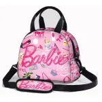 Anime Kawaii Barbie Printed Kids Shoulder Lunch Bag, Portable Cross-body Gift.