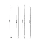 4PCS Acne & Blackhead Remover Set – Pimple, blemish, and pore cleanser tools for skincare.