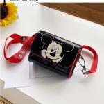 New Disney Mickey Mouse Shoulder Bag, Cute Kids Messenger Bag, Fashion Coin Purse for Girls.