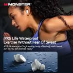 Monster N-Lite 206 True Wireless Earbuds, In-Ear Bluetooth, Noise Cancelling, Sport Earphones with Mic.