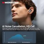 Monster N-Lite 206 True Wireless Earbuds, In-Ear Bluetooth, Noise Cancelling, Sport Earphones with Mic.