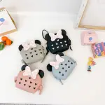 Disney's New Cartoon Mickey and Minnie Girl Shoulder Bag Cute Student Coin Purse High Quality Luxury Brand Children's Coin Purse