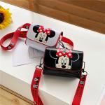 New Disney Mickey Mouse Shoulder Bag, Cute Kids Messenger Bag, Fashion Coin Purse for Girls.