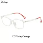 Silicone Kids Blue Light Glasses, Clear Computer Spectacles, Boys & Girls Prescription Frames.