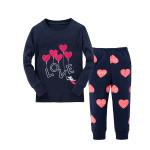 100% Cotton Boys Pajamas Kids Sleepwear Child Nightwear 2pcs Long Sleeve Children's Clothing Sets for 2-8Years