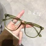 "Retro Large Square Anti-Blue Light Glasses – Fashionable Eye Protection for Men & Women"