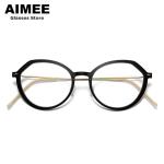 Denmark Titanium Eyeglasses – Ultralight Round Frame, Myopia & Prescription Glasses for Men & Women