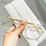 2024 Square Myopia Glasses – Anti-Blue Light Prescription Eyewear for Men and Women, Diopter 0 to -6.0.