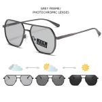 Luxury Photochromic Polarized Sunglasses – Stylish UV400 Anti-Glare Driving Shades for Men and Women, Chameleon Lens Design!