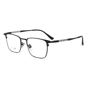 ZIROSAT 9009T Titanium Optical Glasses – Stylish Full-Rim Prescription Eyewear for Men. Durable, Lightweight, and Perfect for Daily Wear!