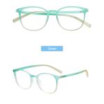 Colorful TR90 Full Rim Round Glasses Frame for Men and Women, Lightweight, Flexible, for Prescription Lenses.