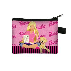 Barbie Movie Wallet, Cute Pink Coin Purse, Cartoon Card Holder for Girls, Kids Birthday Gift.