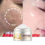 "White Rice Moisturizing Cream – Fades Dark Spots, Freckles & Melanin, Reduces Wrinkles, and Promotes Youthful Skin!"