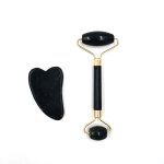 Obsidian Jade Roller: Natural massager for lifting, firming, and glowing skin.