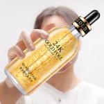 "24K Gold Face Serum – Brightening, Nourishing & Smooth Skin with Hyaluronic Acid & Niacinamide!"