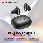 Monster N-Lite 206 True Wireless Earbuds – Noise-canceling, Bluetooth, secure fit, and built-in mic. Perfect for active lifestyles!
