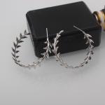 Korean Green Crystal Drop Earrings