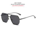 Luxury Photochromic Polarized Sunglasses – Stylish UV400 Anti-Glare Driving Shades for Men and Women, Chameleon Lens Design!